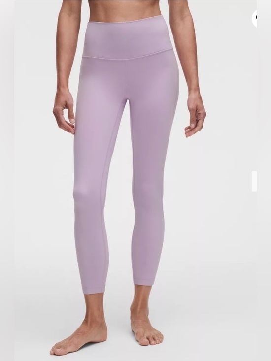 lululemon athletica Pants - Lululemon Align High-Rise Crop 24” Leggings Lavender Pink Size 20 Gym Athleisure
